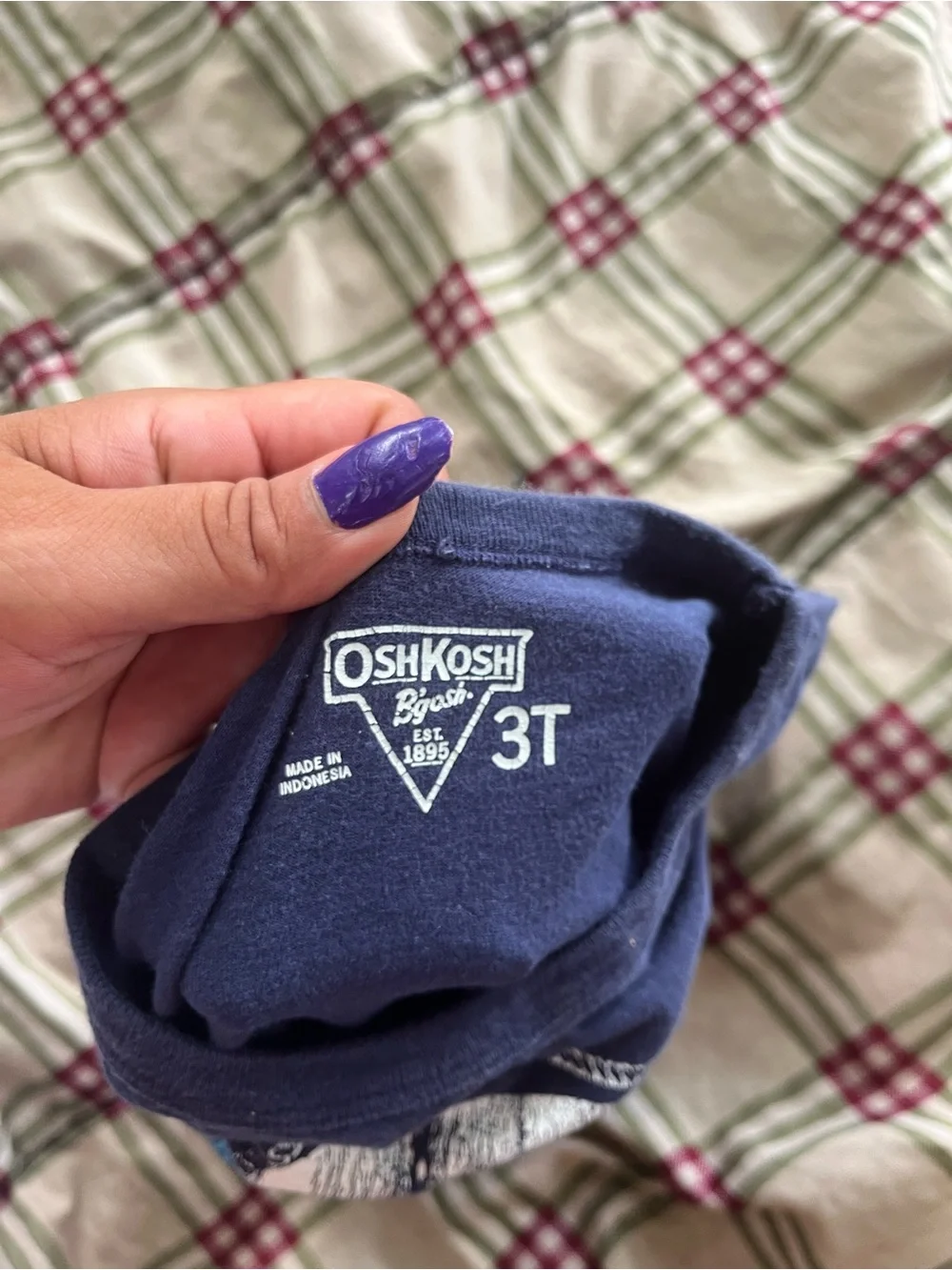 OshKosh B'gosh Navy Lifeguard Graphic Tee with Orange & Blue Print